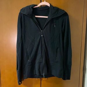 Lululemon Black Zip-up Jacket with Hood